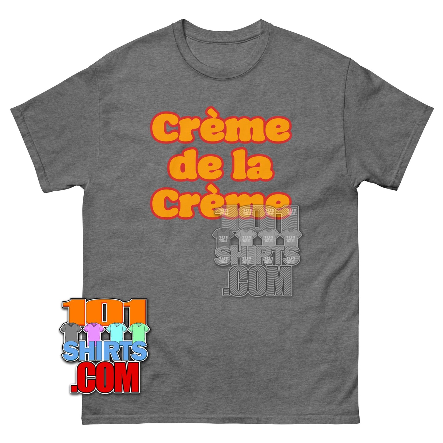 Creme de la Creme Retro Varsity Typography Graphic Tee T Shirt