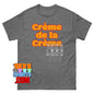 Creme de la Creme Retro Varsity Typography Graphic Tee T Shirt