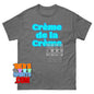 Creme de la Creme Y2K Light Blue Typography Graphic Tee T Shirt