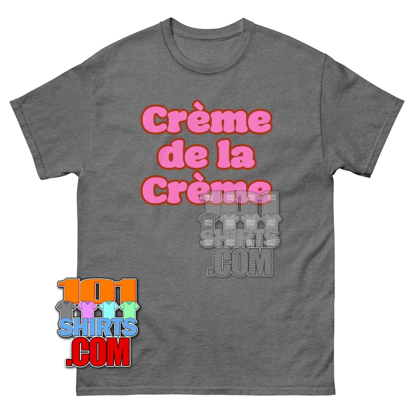 Creme de la Creme Burgundy Typography Graphic Tee T Shirt