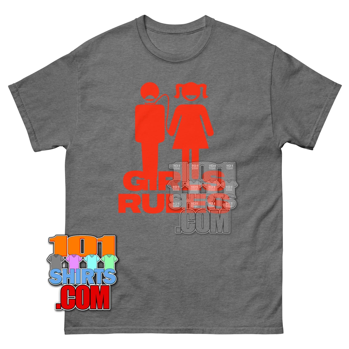 Girls Rules Red Aesthetic Feminist Funny Graphic Tee T Shirt