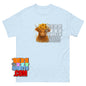 Adults TV Show 2025 Tee Lucy Freyer Brown Cow with Sunflowers Shirt