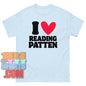 I Love Reading Patten T-Shirt Funny Poetry Literature Scholar Gift Tee