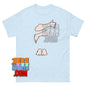 Minimalist Hugging Arms and Legs Aesthetic Line Art Graphic T-Shirt