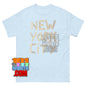 Cool New York City NYC Faux Masking Tape Print T-Shirt