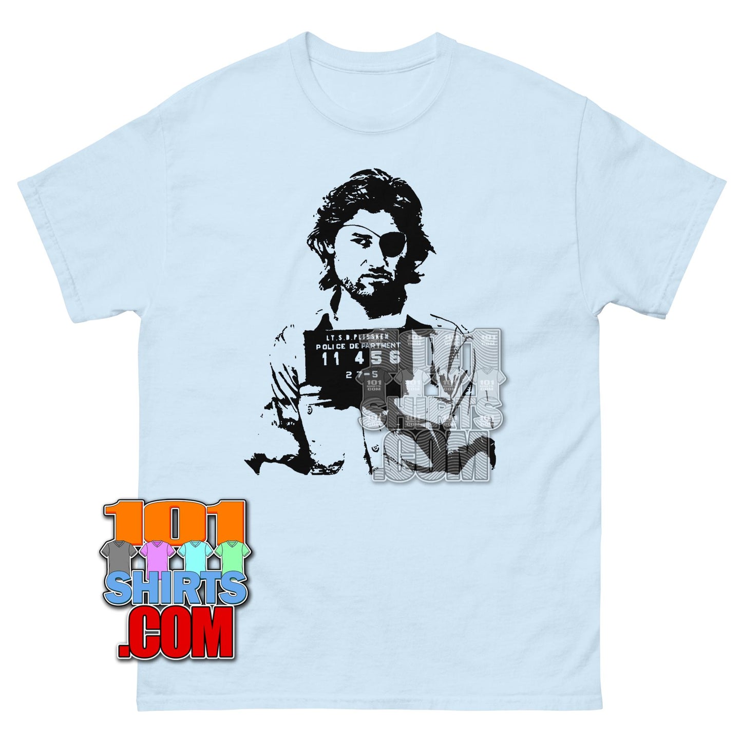 Snake Plissken Mugshot Escape From New York Movie Graphic T-Shirt