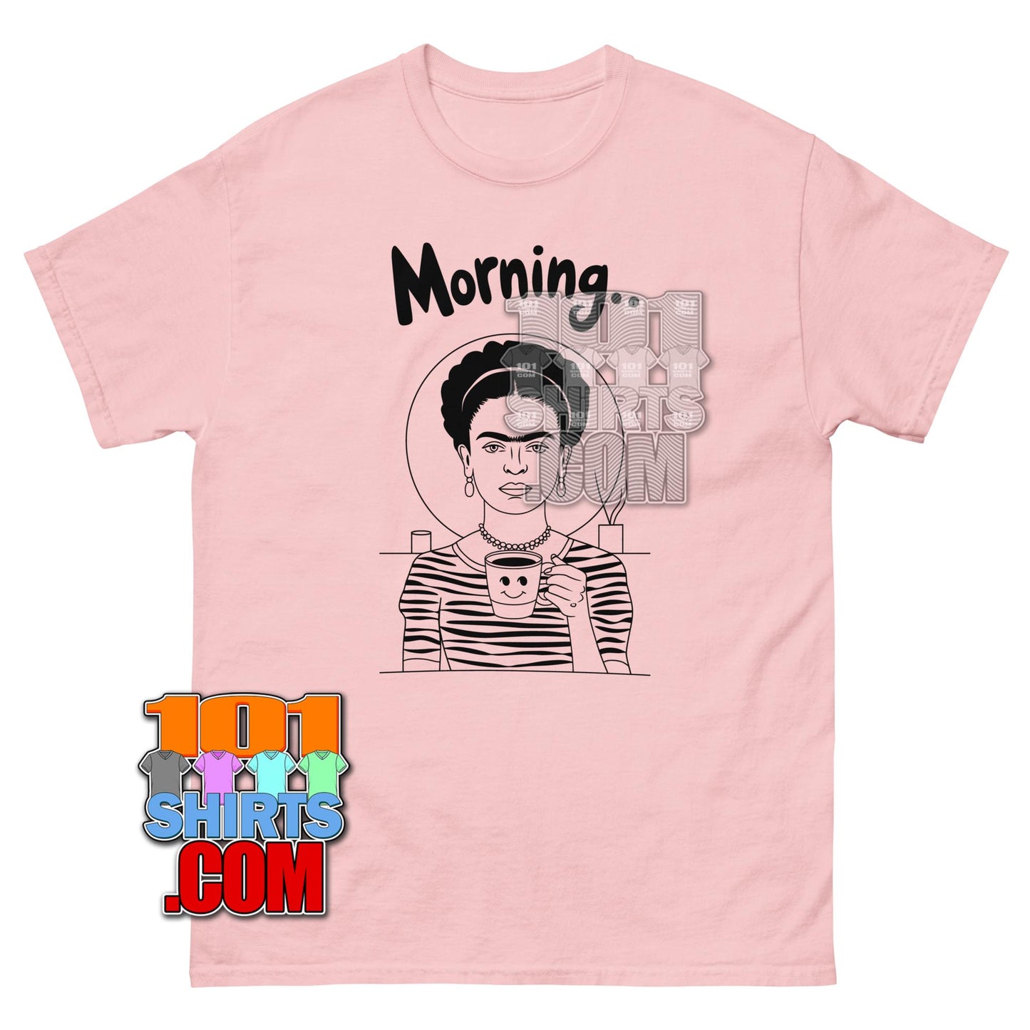Frida Kahlo Coffee Morning Artist Gift Tee T-Shirt Surreal Art