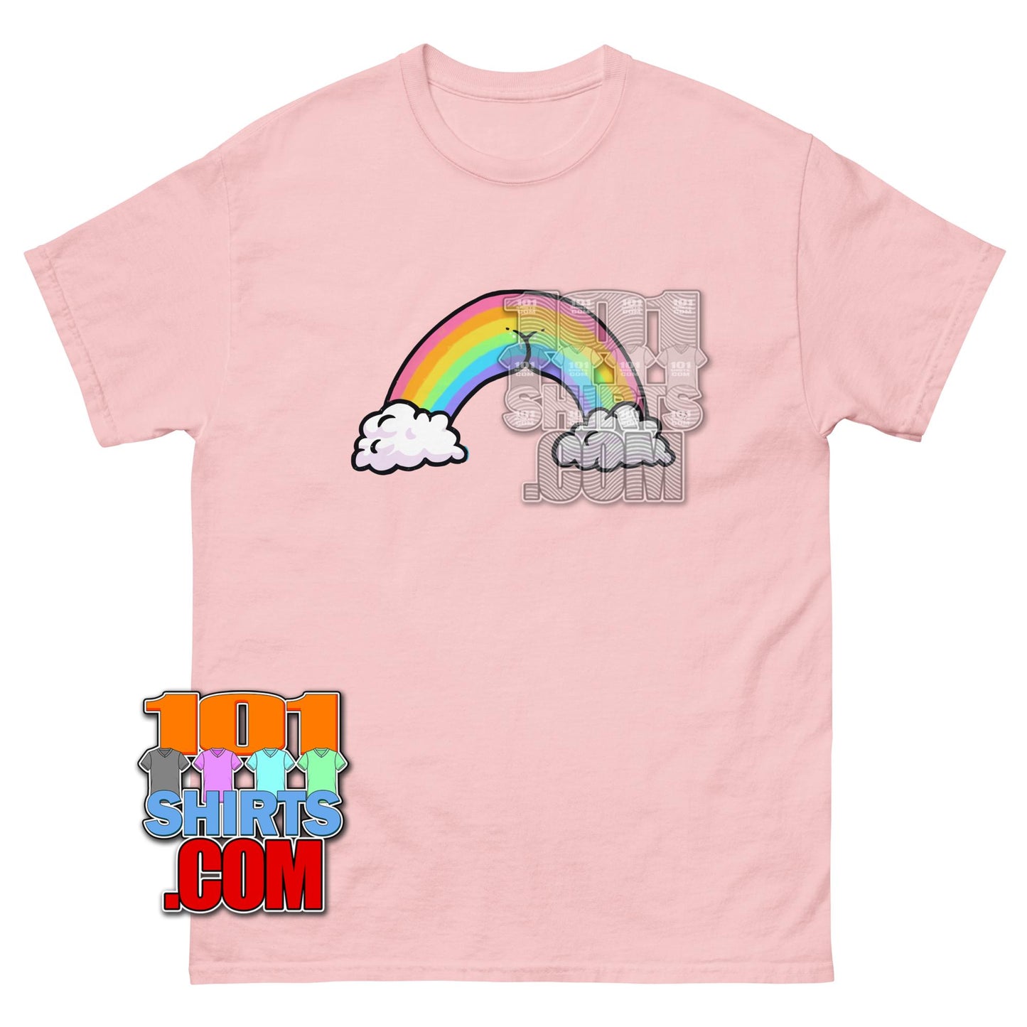 Rainbow Butt T-Shirt Funny Cheeky Pride Art Rainbow Bum Graphic Tee