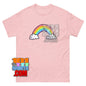 Rainbow Butt T-Shirt Funny Cheeky Pride Art Rainbow Bum Graphic Tee