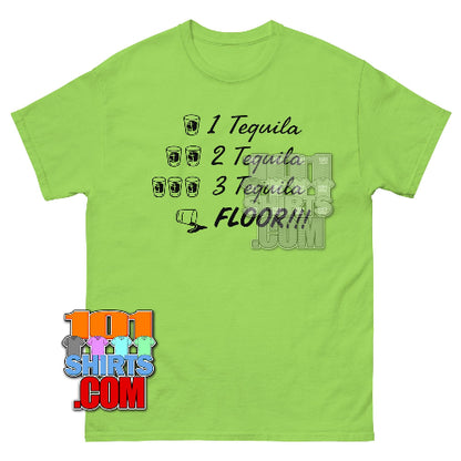 One Two Three Tequila Floor T-Shirt  Raymond Holt  Brooklyn Nine-nine TV Show