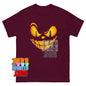 Scary Pumpkin Face T-Shirt Halloween Jack O Lantern Graphic Tee