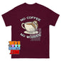 No Coffee No Workee Sloth T-Shirt Funny Caffeine Lover Graphic Tee