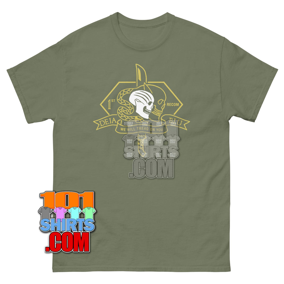 Avatar Fire and Ash Movie Recom Unit Deja Blu Logo Stephen Lang T-Shirt