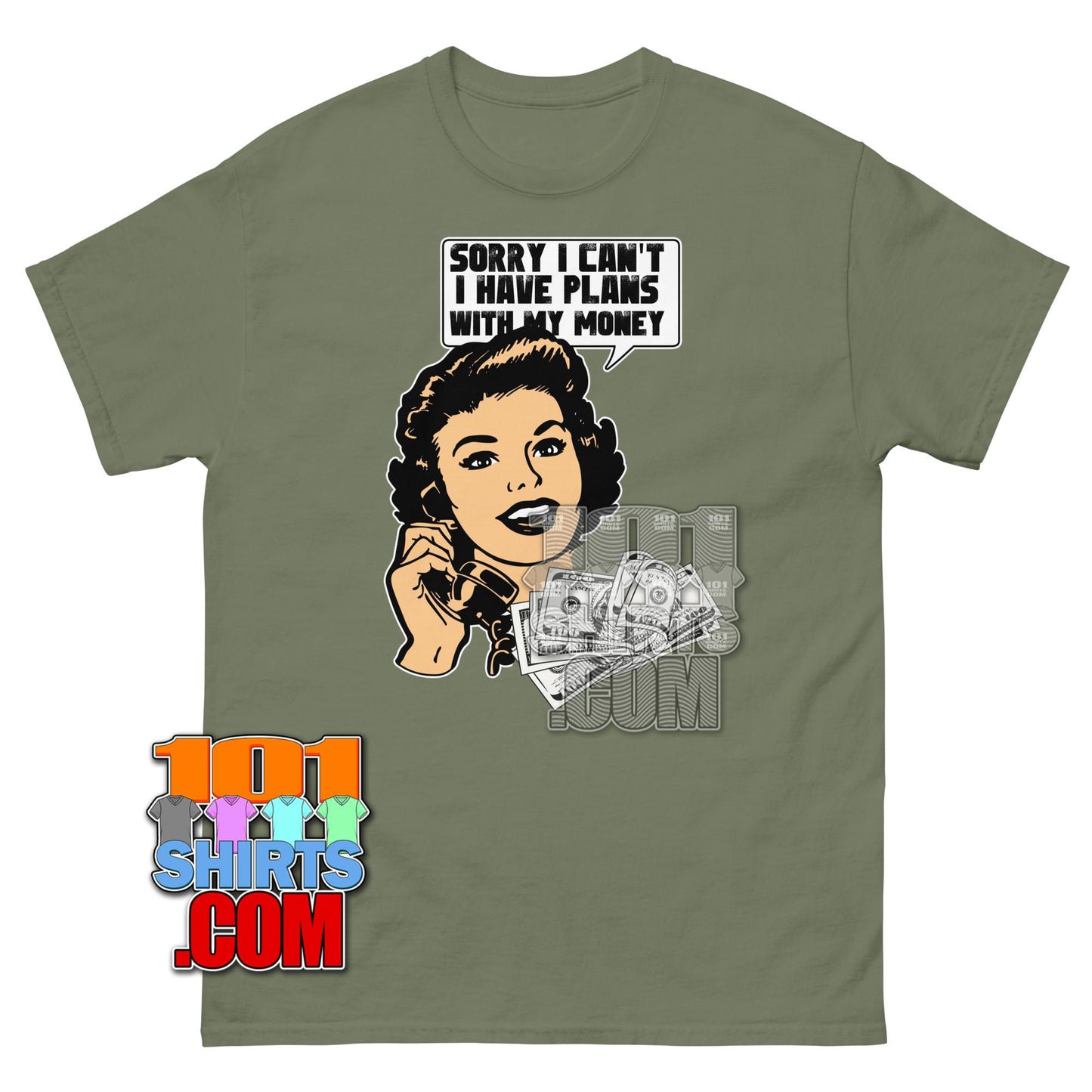 Funny Finance T-Shirt Sorry I Have Plans With My Money Investor Tee