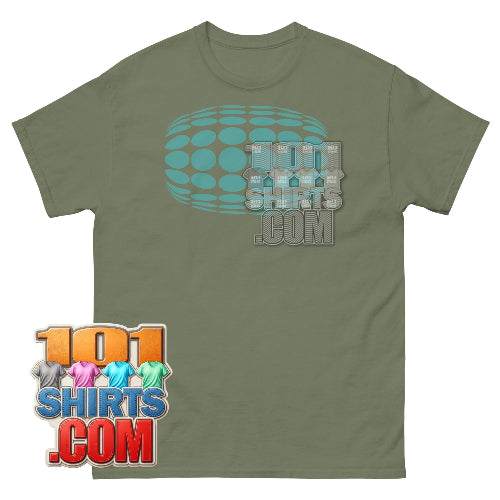 Product mockupThe Big Bang Theory Leonard Hofstadter Dots Sphere Pattern T-Shirt