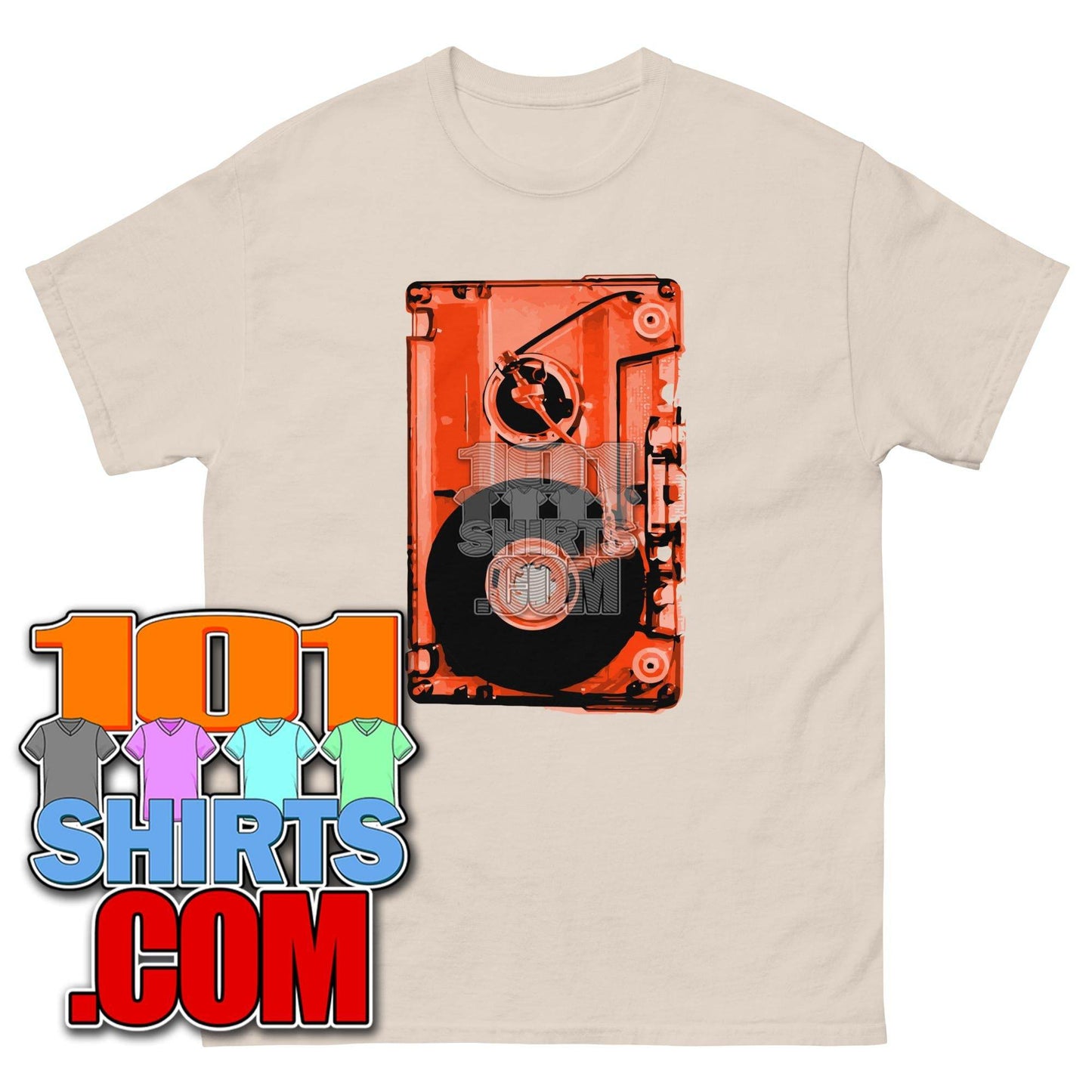 Audio Cassette Tape Retro VINTAGE MUSIC Mixtape 70S 80S 90S T-Shirt - 101SHIRTS