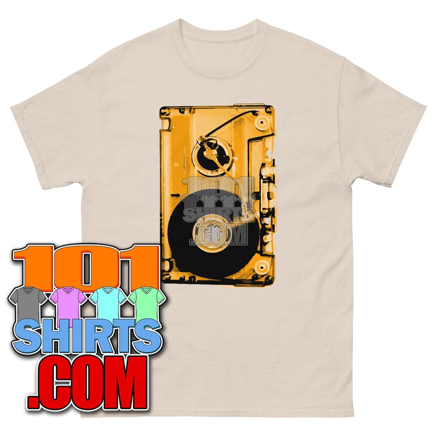 Audio Cassette Tape Retro VINTAGE MUSIC Mixtape 70S 80S 90S T-Shirt - 101SHIRTS