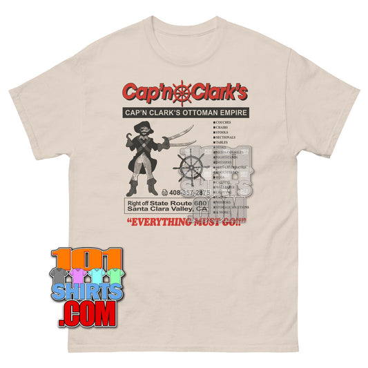 Backrooms Movie Capt'n Clark's Ottoman Empire Logo Commercial T-Shirt
