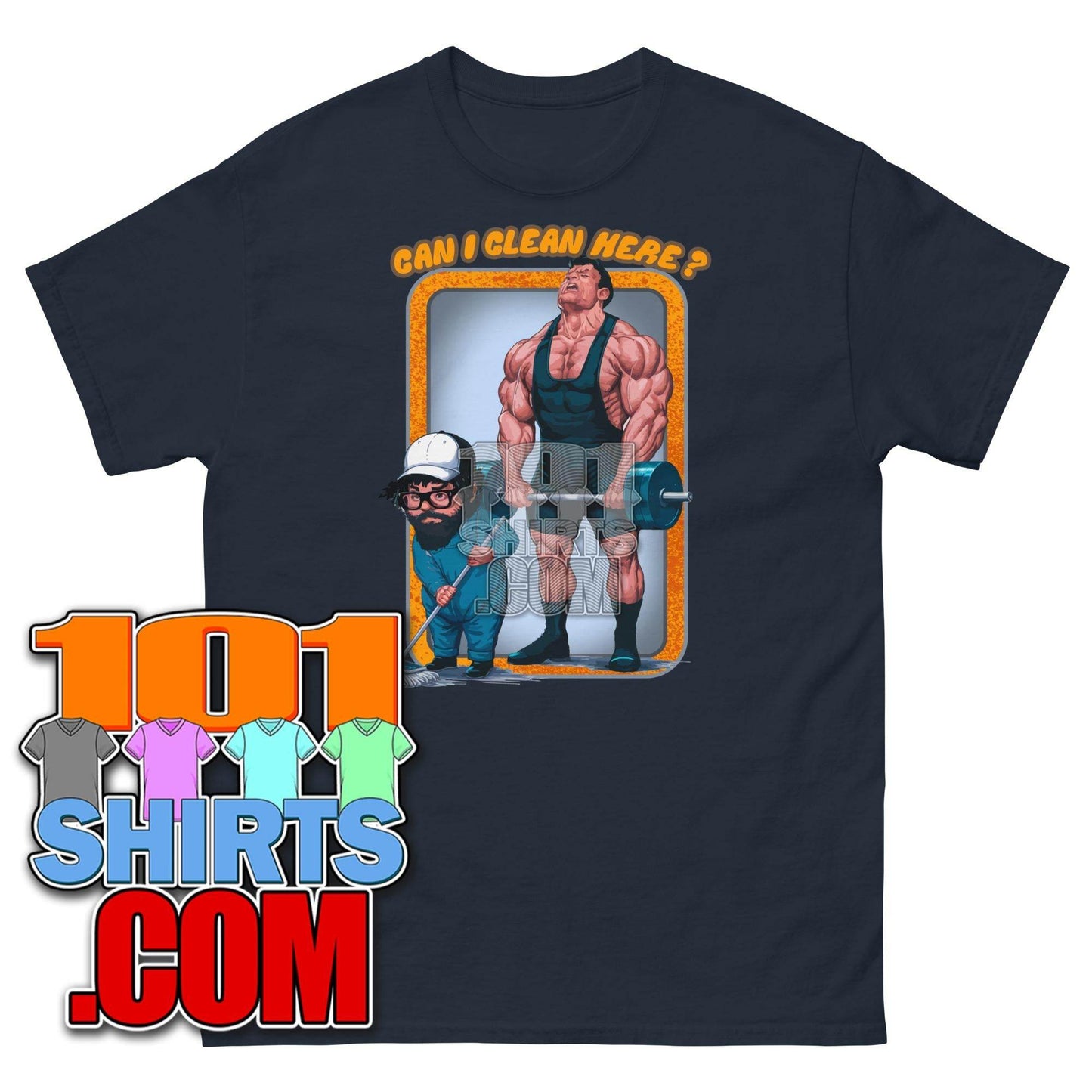 Anatoly Vladimir Elite Powerlifter Gym Fitness Trainer Cleaner Prank Funny T-Shirt - 101SHIRTS