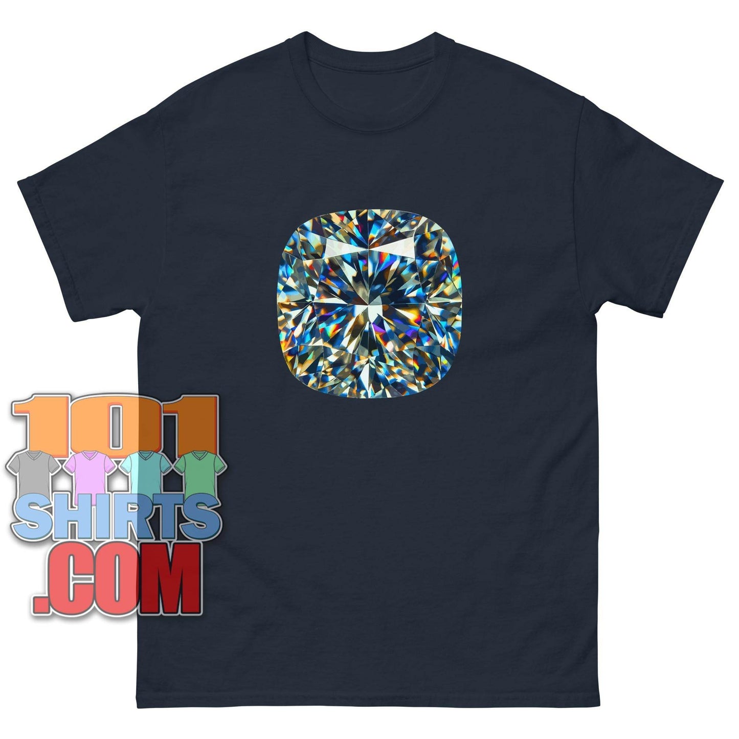 Big Diamond Colorful Graphic T-Shirt - 101SHIRTS