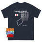 Tokyo Street Circus Track Outline Map Shirt scca Racing Japan T-Shirt