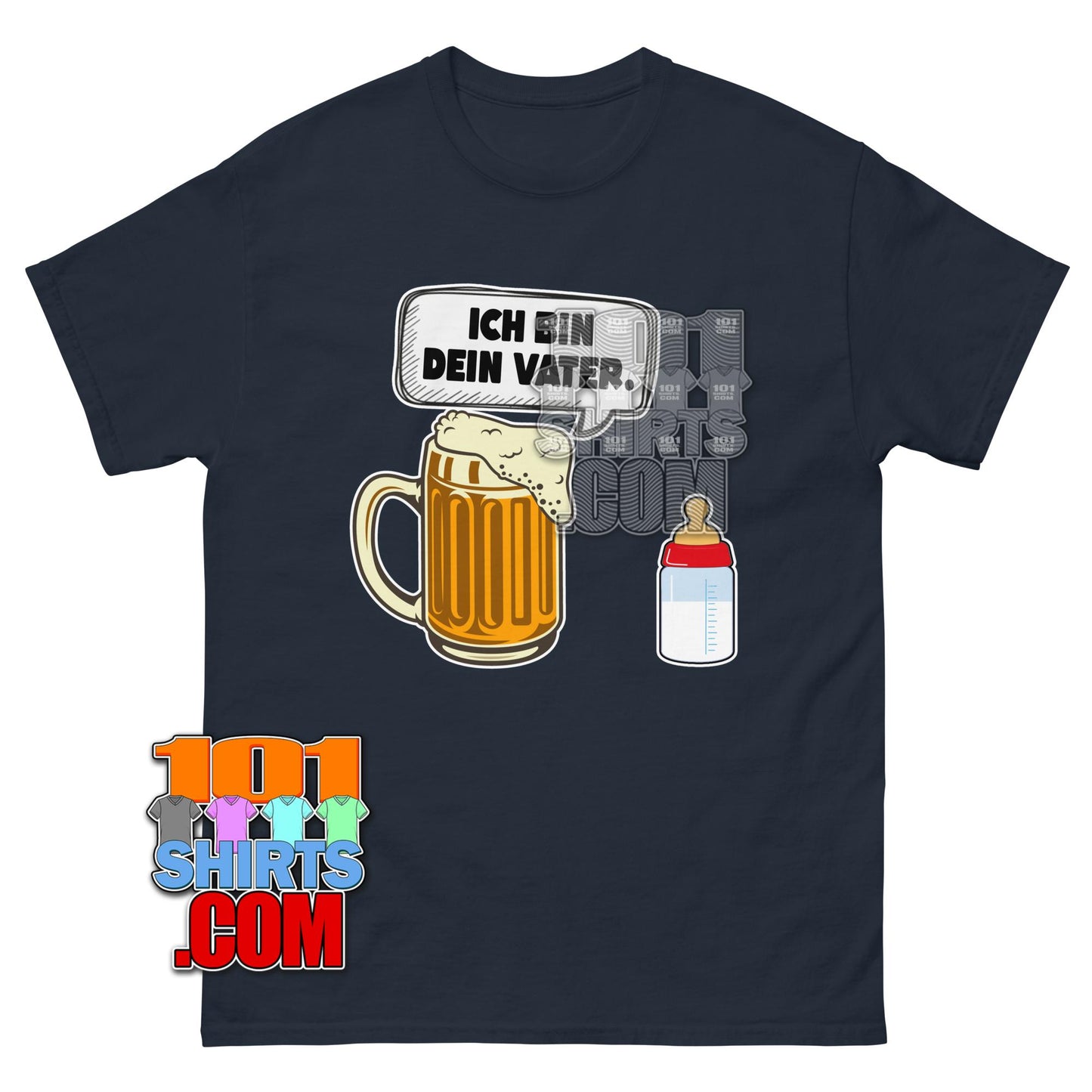 Ich bin dein Vater Bier Babyflasche Lustiges Papa Geschenk T-Shirt