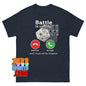 Battle is calling D20 T-Shirt Funny RPG Gamer Tabletop Gaming Tee