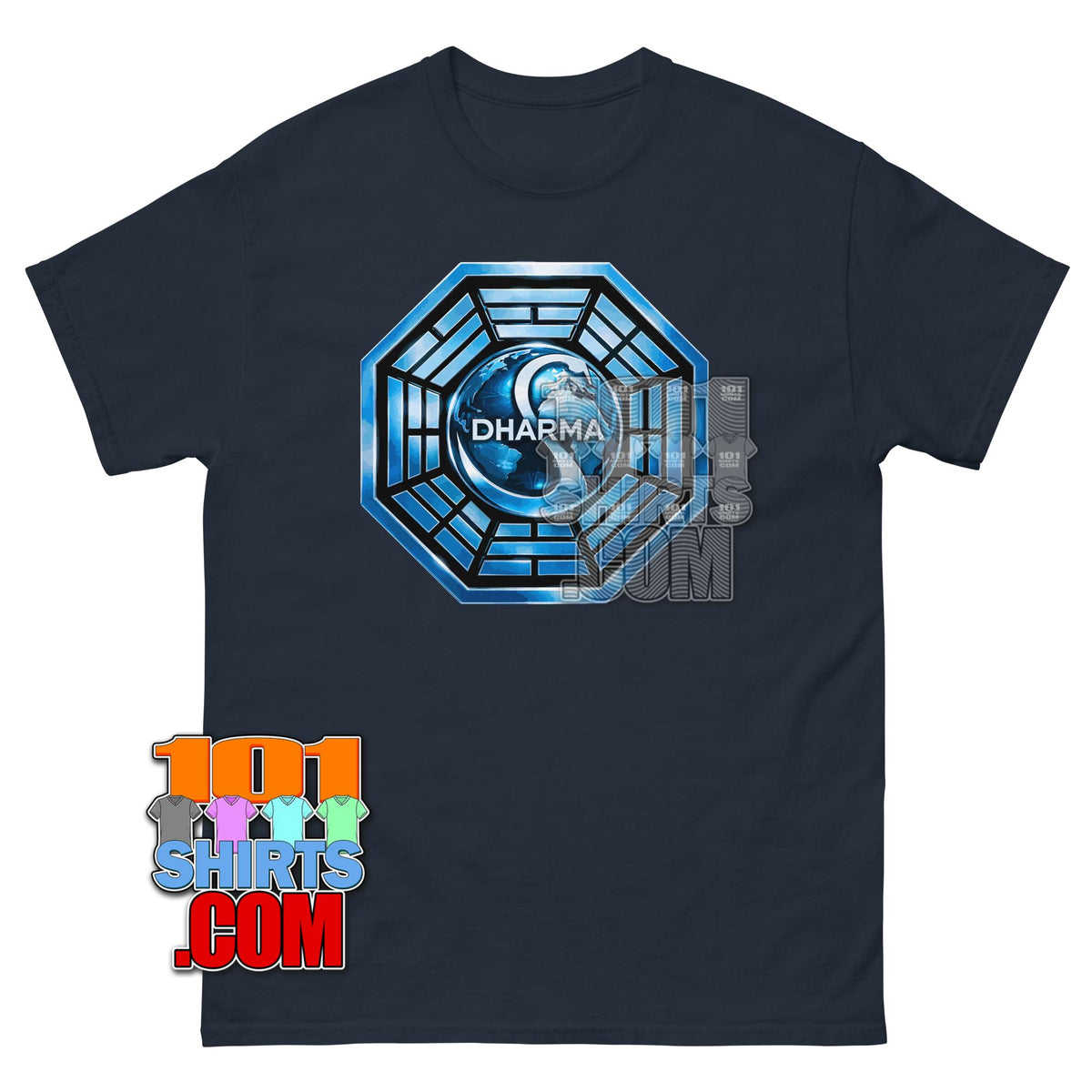 Lost TV Show Dharma Swan Station Logo T-Shirt