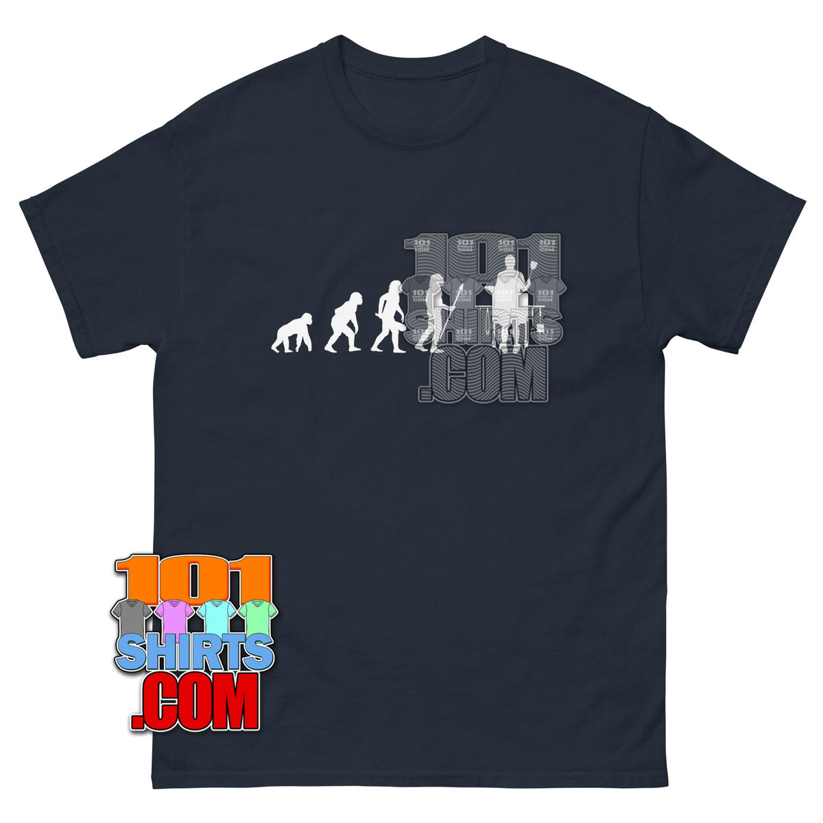 Celebrate the evolution of man with this grill master t-shirt. The perfect BBQ gift for every griller. Shop this funny grill master shirt for pitmasters.