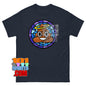 Holy Poop T-Shirt Funny Emoji Stained Glass Religious Humor Tee