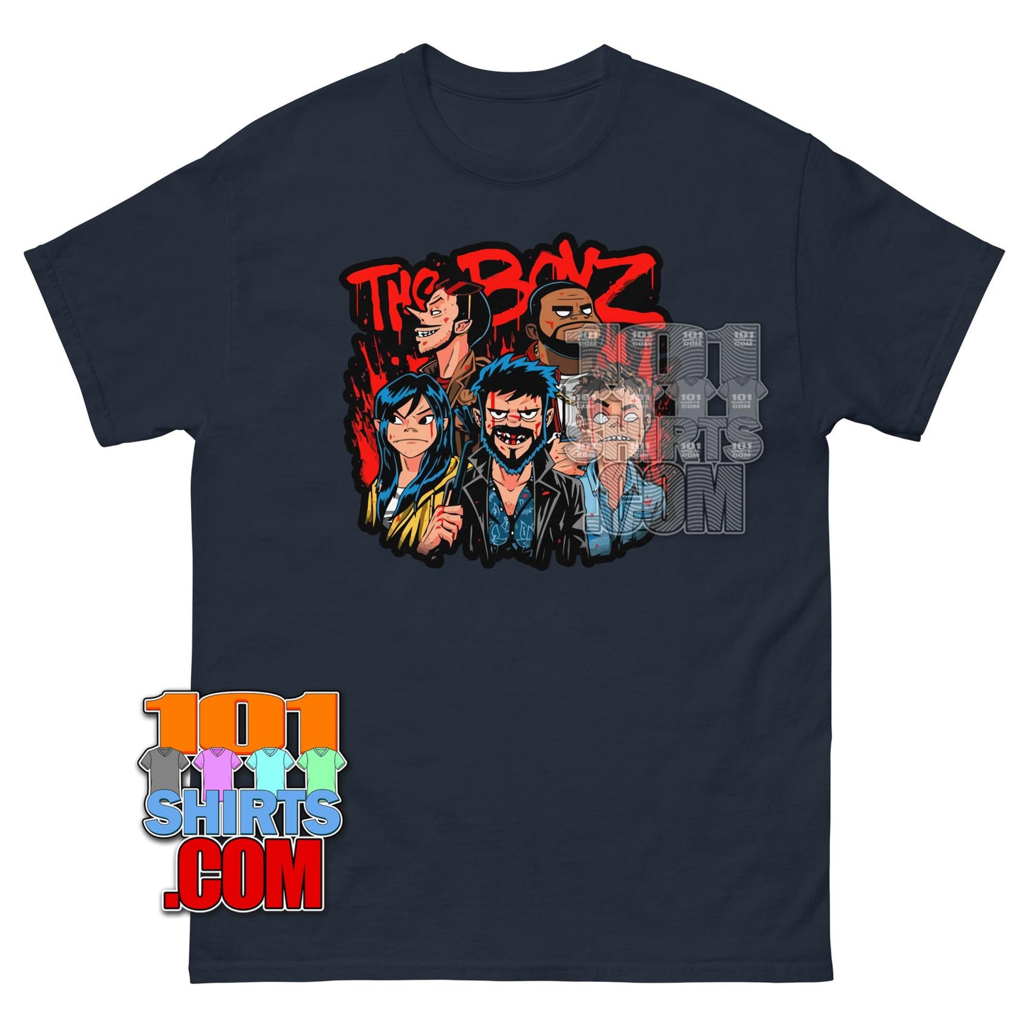 The Boys TV Serie Funny Gorrillaz Band Parody Tee.
