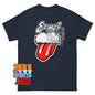 Albert Einstein Rolling Stones T-Shirt Funny Physics Science Rock Tee