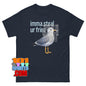 Imma Steal Ur Fries T-Shirt Funny Seagull Beach Graphic Tee