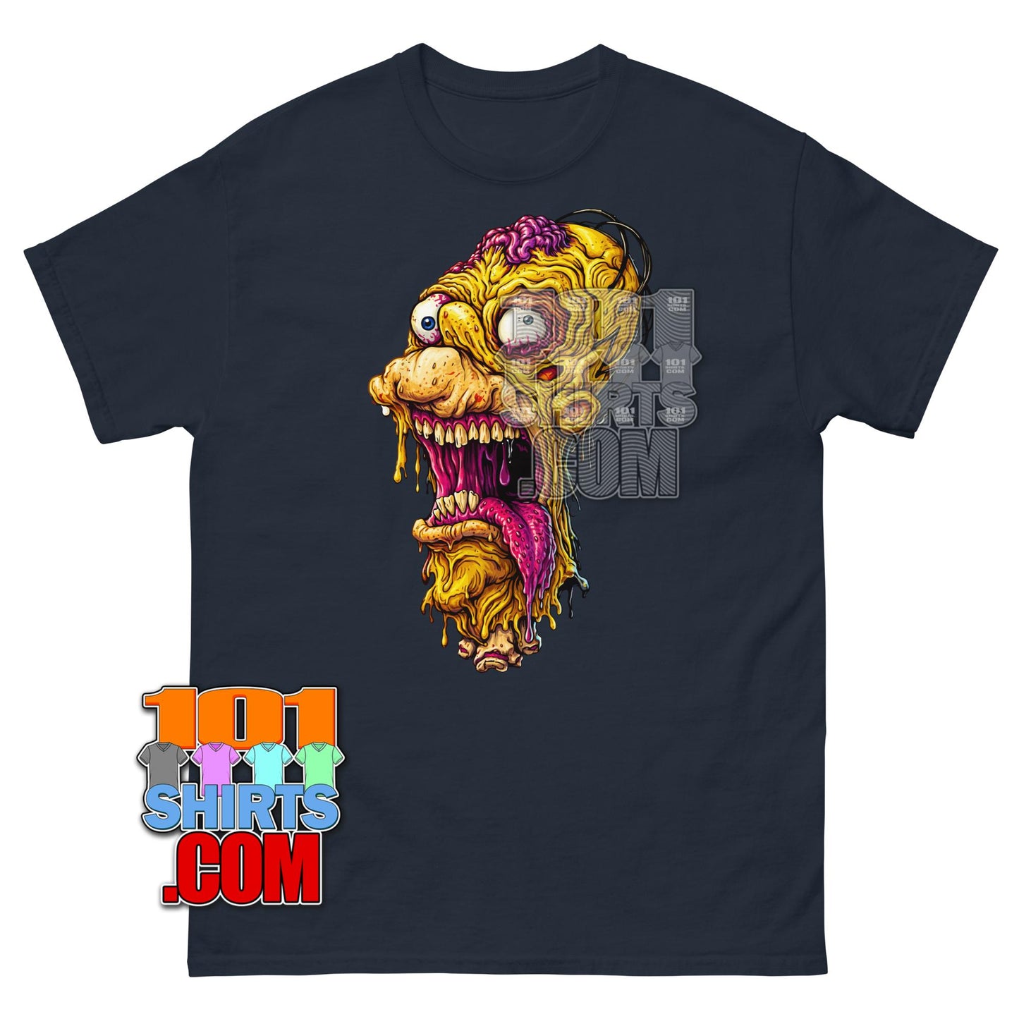 Zombie Homer Simpson T-Shirt Funny Horror Halloween Graphic Tee