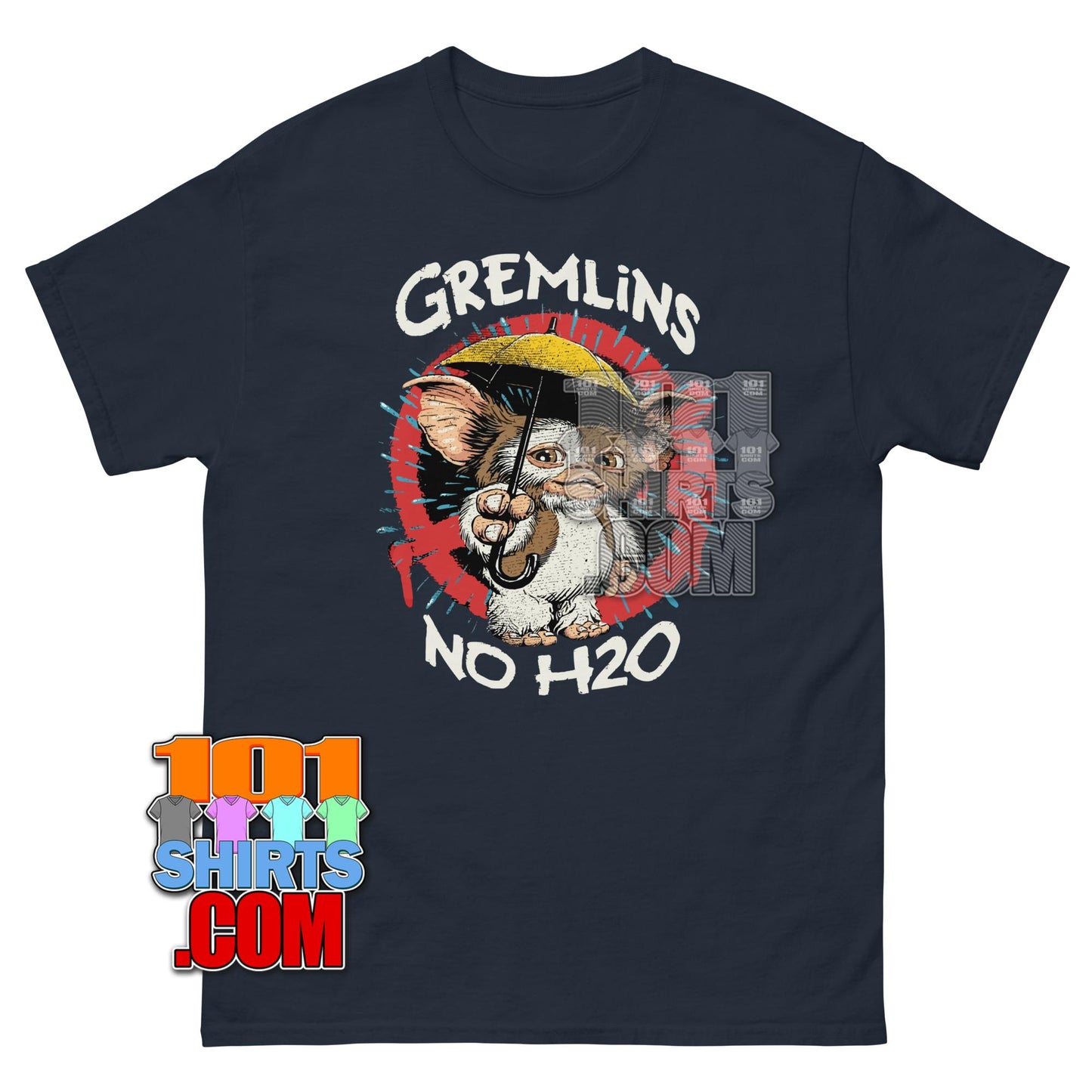 Gremlins Gizmo No H2O Retro Movie Graphic T-Shirt