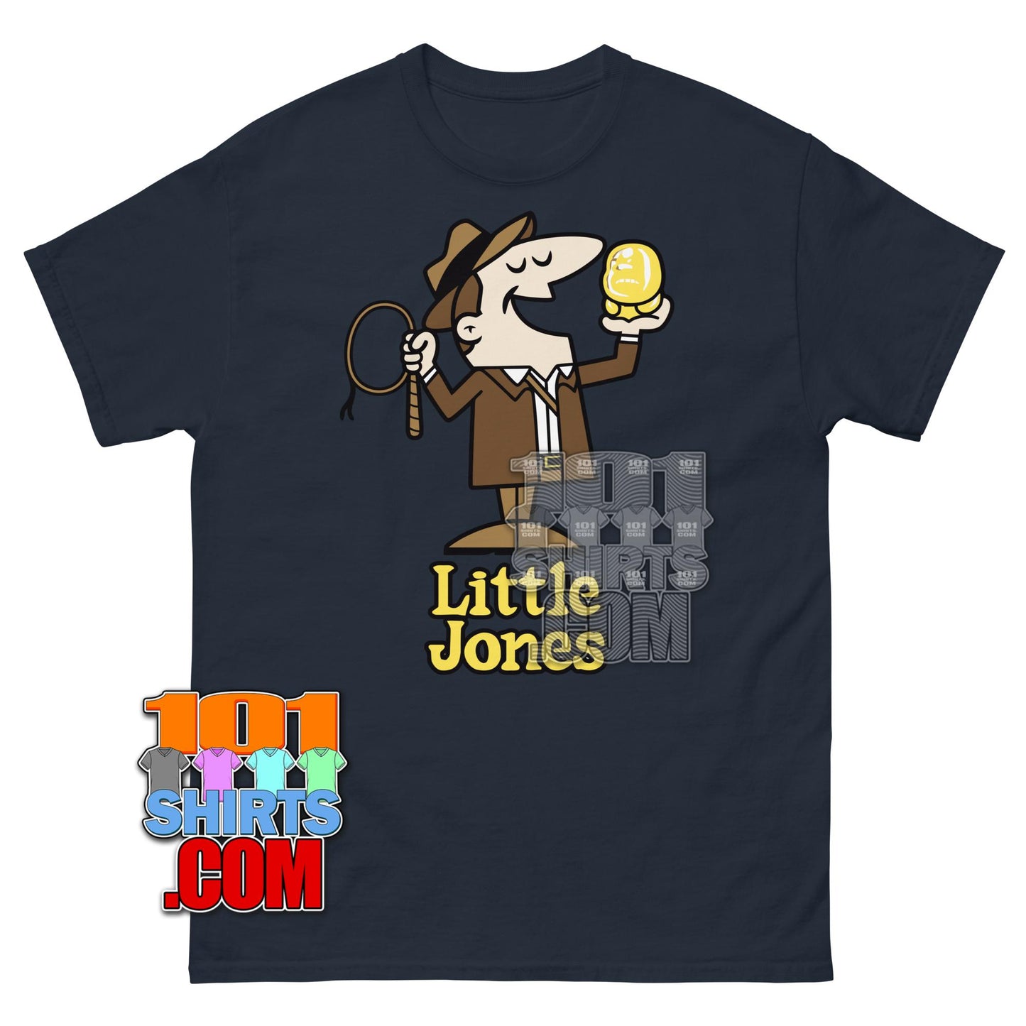 Indiana Jones Little Caesars Pizza Funny Little Indy Mashup T-Shirt