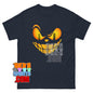 Scary Pumpkin Face T-Shirt Halloween Jack O Lantern Graphic Tee