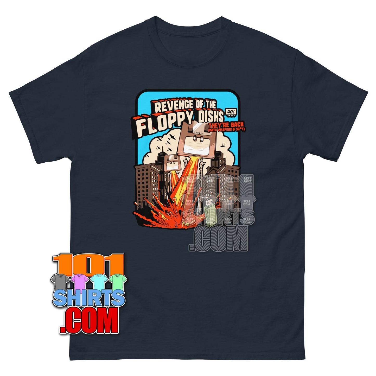 Revenge of the Floppy Disks T-Shirt Funny Retro Tech Graphic Tee