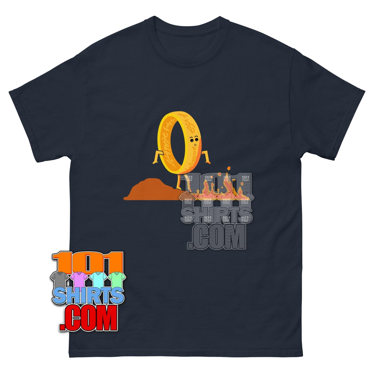 Funny One Ring T-Shirt Kawaii Lord of the Rings Parody Graphic Tee
