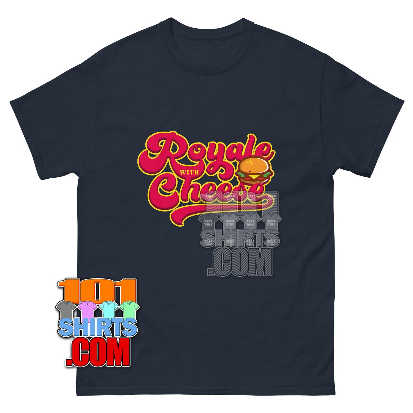 Royale with Cheese T-Shirt Funny Pulp Fiction Burger Movie Fan Tee