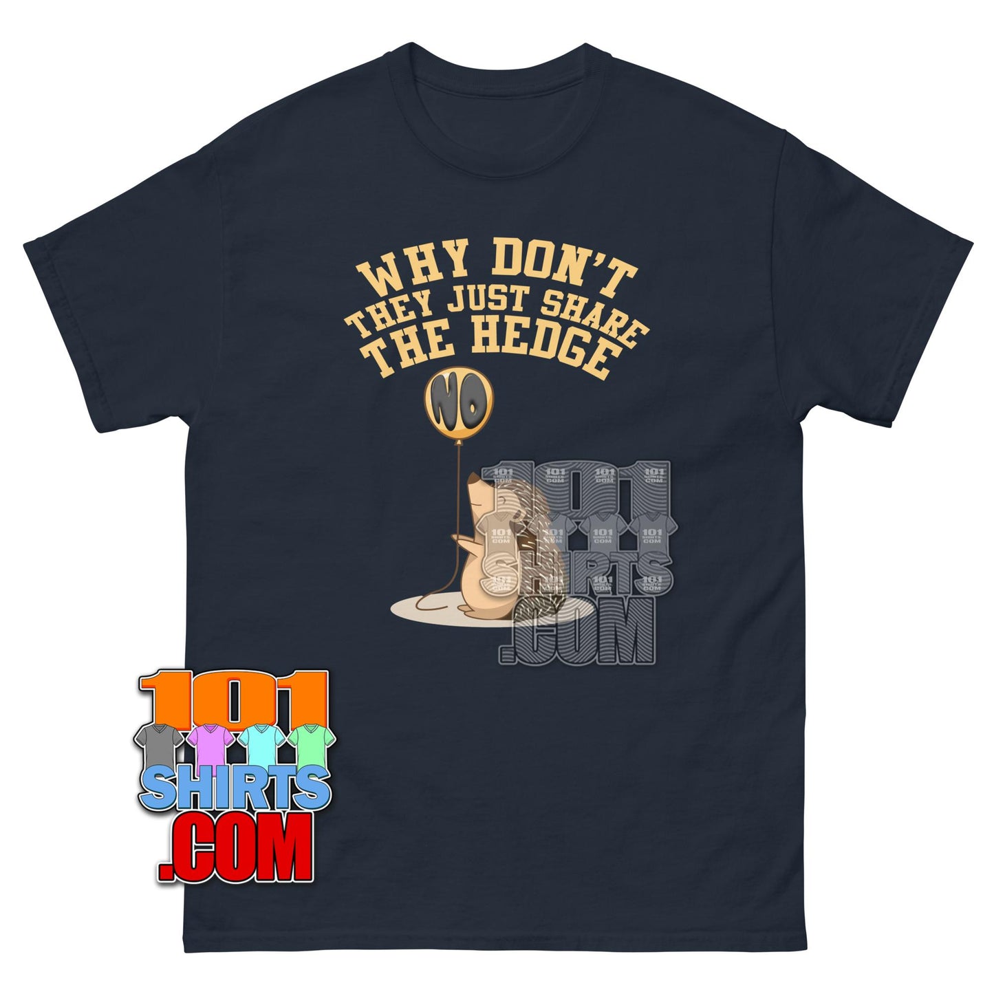 The Hedge Hedgehog T-Shirt Funny Cute Animal Nature Lover Graphic Tee