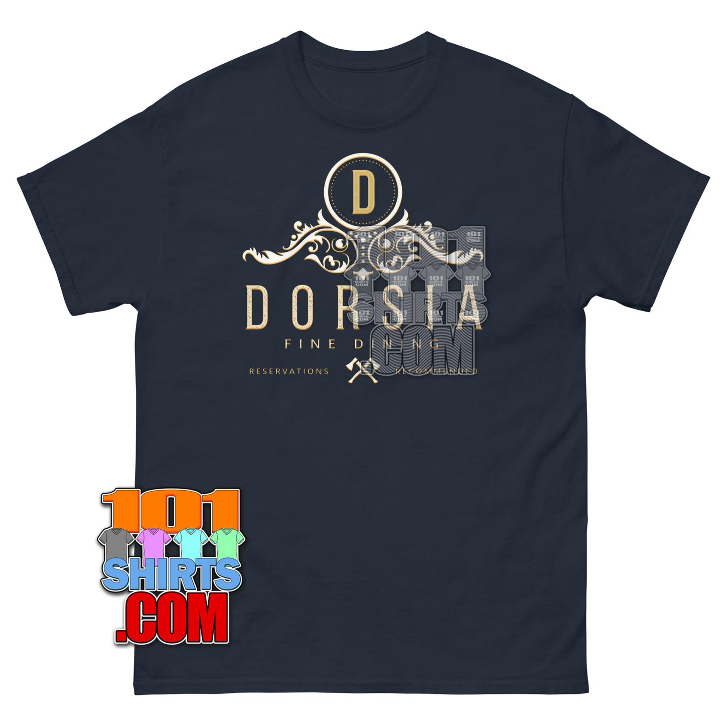Dorsia Fine Dining Restaurant Logo T-Shirt inspired by American Psycho