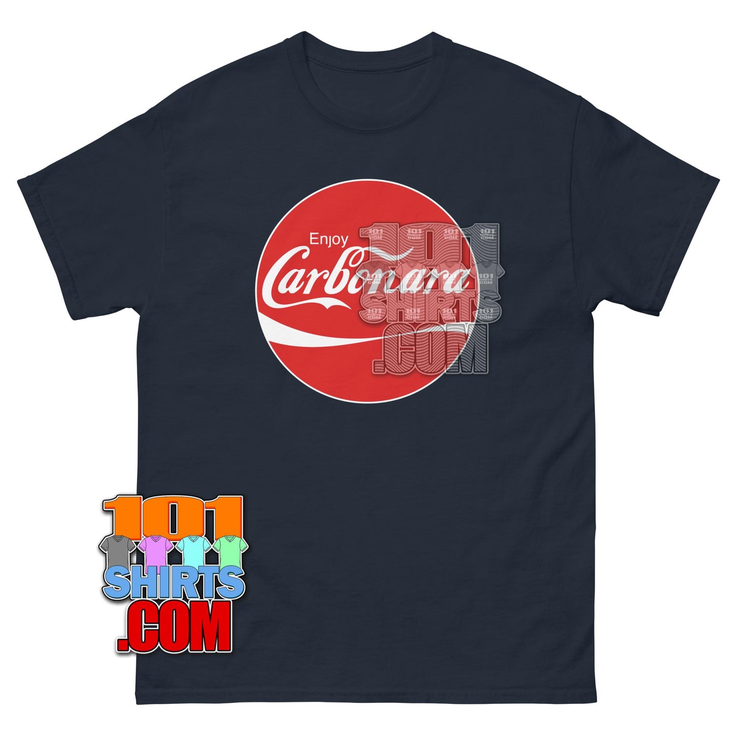 Enjoy Carbonara Coca Cola Parody Graphic T-Shirt