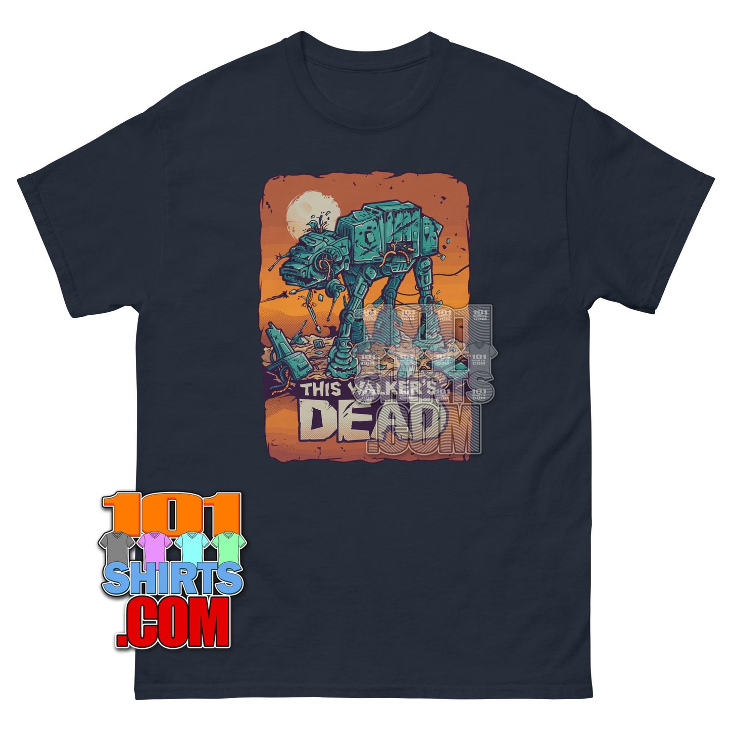 Star Wars AT-AT Walker Walking Death TV-Series Parody Mashup T-Shirt
