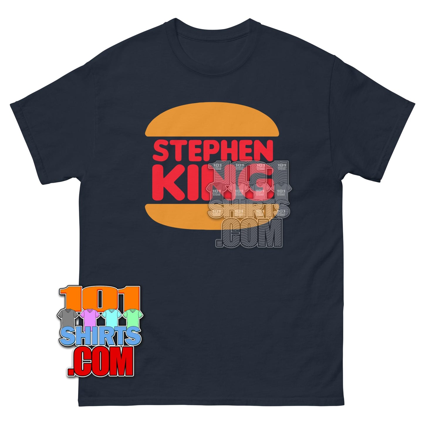Burger King Stephen King Funny Parody Mashup T-Shirt