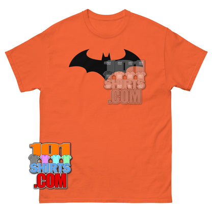 The Big Bang Theory Batman Logo Sheldon Cooper Orange T-Shirt
