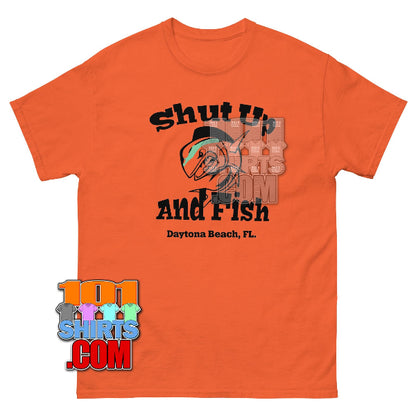 Dirty Grandpa Movie Shut up and Fish T-Shirt