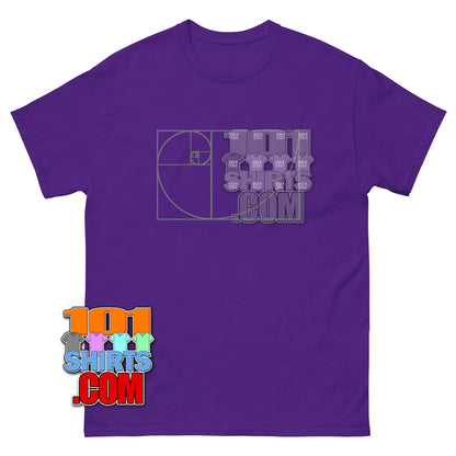 The Big Bang Theory Sheldon Cooper Geometry Golden Ratio Spiral T-Shirt