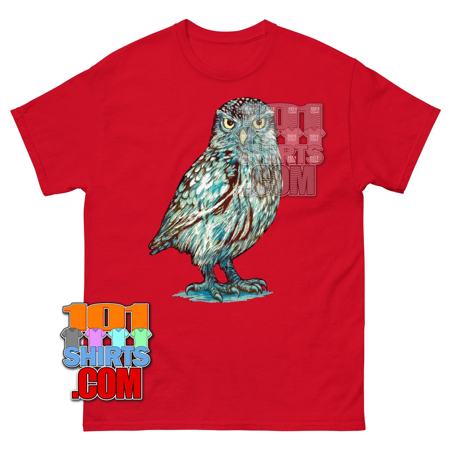 The Big Bang Theory Leonard Hofstadter Little Owl Red T-Shirt