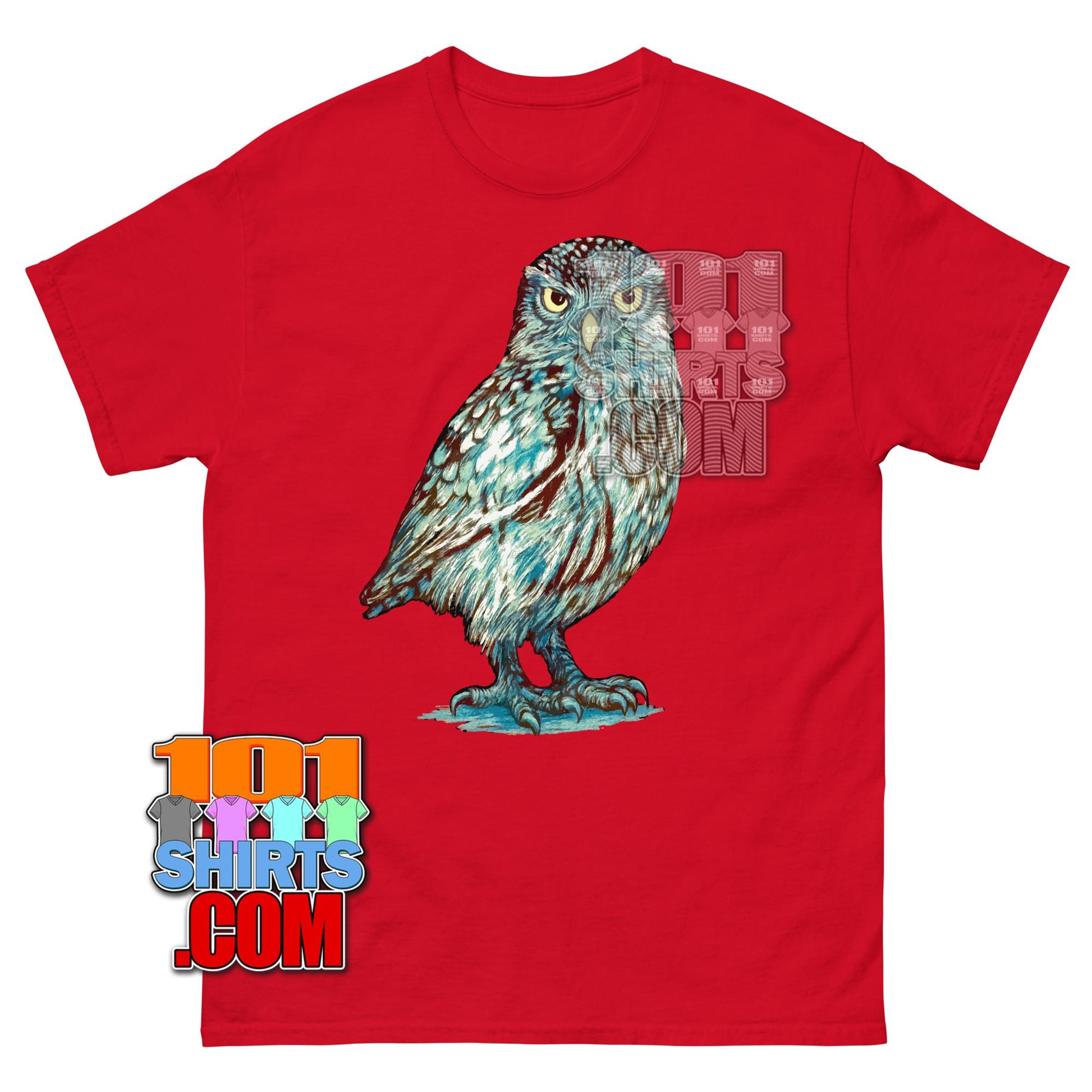The Big Bang Theory Leonard Hofstadter Little Owl Red T-Shirt